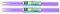 MAGICLULU Drumstick Pink Silent Drumsticks 2 Paar 5A Ahornholz Drumsticks Percussion Drumsticks Holzspitze Drumsticks Für Schlagzeuger Anfänger (Lila) Lila Drumsticks Leucht Sticks Schlagzeug