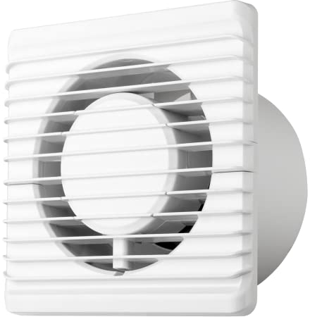 Ventilatore da bagno, Ø 100, 125, 80 mm, ventilatore da parete, cucina, piccolo spazio