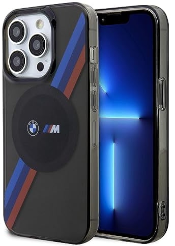 BMW BMHMP14LHDTK hülle für iPhone 14 Pro 6.1 grau Tricolor Stripes