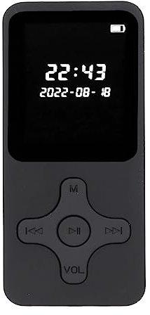 Lecteur MP3 avec Bluetooth 5.0, Lecteur de Musique Numérique Ultra Fin avec écran LCD 1,77 Pouces, Musique HiFi, Lecture Vidéo, Visionneuse D'images, Lecteur MP4 pour la Course (Avec carte mémoire 8G)