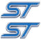 ST Emblem Hecktür Logo Auto Aufkleber Aufkleber Ersatz für 2013-2017 ST Auto Dekoration (2)