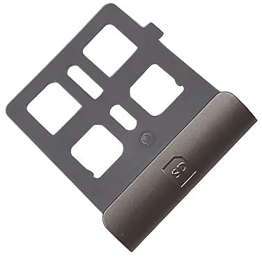 MOUDOAUER Replacement SD Card Slot Cover Holder Frame, Gaming Console SD Card Slot Repairing Kit for Nintendo NEW 3DS XL/LL