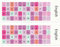 XHLWZR 2PCS Laptop Keyboard Letters Stickers English, Pink, Letter Print, Polyvinyl Chloride, Scratch Resistant, for Laptop, Desktop Computer