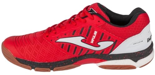 Joma Homme Impulse Men Chaussures de Volleyball, Rouge, 47 EU