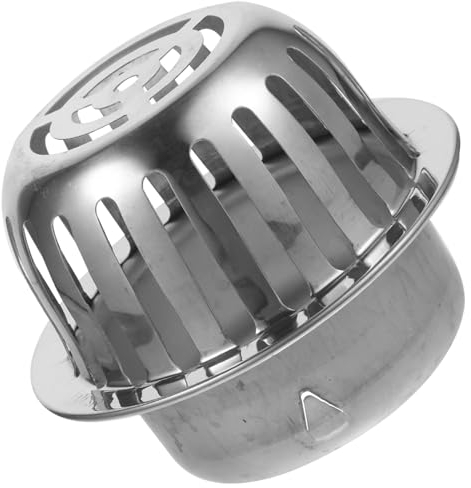 HEMOTON Bodenablauf Sieb Filter Gitterrinnenschutz Regenschirme Dachrinnenabdeckung Anti-Blockierung Wassereimer Bildschirm Sicherheitsmaske draussen Blattschutz Rostfreier Stahl