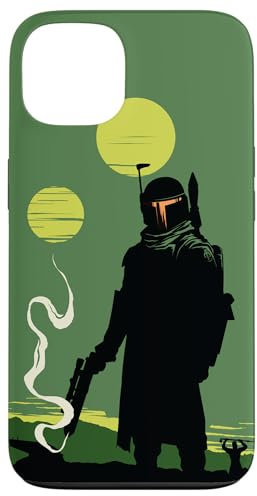 Hülle für iPhone 13 Star Wars Das Buch von Boba Fett Tatooine Green