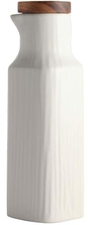 JTBDWOSK Bouteille D'Huile 300 ML Récipient D'Huile en Céramique Distributeur D'Huile Cuisine Distributeur D'Huile Bouteille Distributeur d'olive Bouteille Condiment Cuisine en Céramique,D