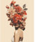 vooiceofco Peinture Numero Adulte,Peinture par Numero Adulte,Peinture Numero Enfant,DIY Peinture Acrylique pour Adultes débutants Facile sur Toile,40×50 cm sans Cadre-Fleurs et femmes 01