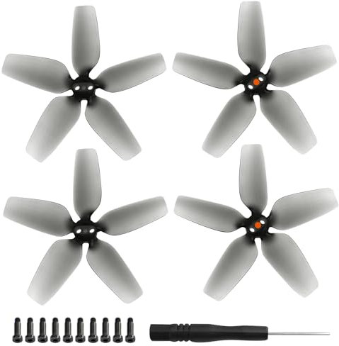 Bocguy Avata Eliche, 4 Pcs Eliche Avatar 2925S con 10 Viti & Cacciavite, Accessori Avata per Sostituzione Drone, Rumore & Stabile