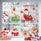 115 PCS Pegatinas Navidad Ventanas, 10 Hojas Pegatinas Navidad Ventanas Cristal,PVC Pegatinas Ventana Navidads Reutilizables Electrostáticas de Doble, para Adornos Navidads, Decoracion Navidads
