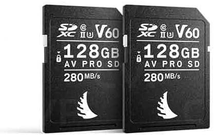 Angelbird Match Pack - Scheda di memoria AV PRO SD MK2 128 GB UHS-II V60 U3 classe 10 per Canon, confezione da 2