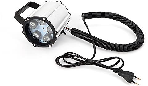 Maschinenlampe mit Magnetfuß, 220V CNC Magnetische LED Maschinenleuchte Drehmaschine Lampe, für Drehbänke Bohrmaschinen Autowerkstätten