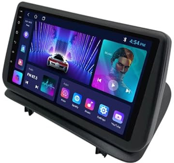 Autoradio stereo Android 12 doppio din 9.0 Touchscreen per Re-nault Clio 3 2006-2019 con Carplay, navigatore GPS per auto, telecamera di backup AHD, comandi al volante/Bluetooth (dimensioni: 1+32G)
