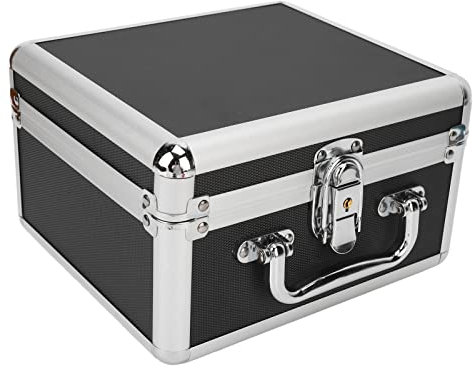 2.5in Hard Drive Storage Box, Hard Drive Case, External Hard Drive Carrying Case with 20 Bays with Safety Lock Design