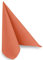 Airlaid Servietten 40 x 40 cm orange 1/4 Falz, 50 Stück