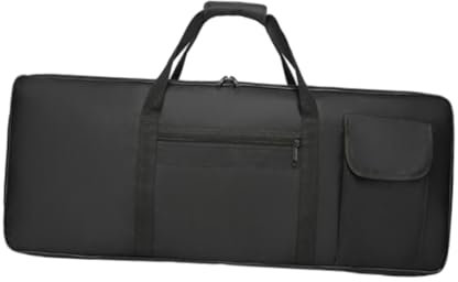 perfeclan Custodia per pianoforte elettrico, custodia per tastiera da 88 tasti con tasca imbottita, borsa per studio musicale, tour, concerti, L