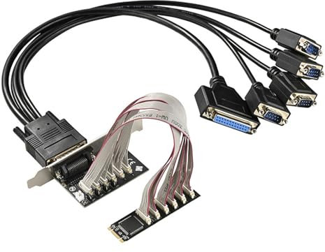 GADAW Multiports M+B Schlüssel Zur Seriellen 232-Adapterkarte Zur Verbesserung Der Konnektivität Für Die PC Zuverlässigkeit Der Datenkommunikation