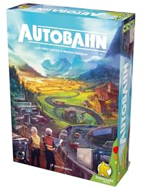 Generisch Autobahn – Strategisches Expertenspiel über den BAU des Deutschen Autobahnnetzes | Wirtschaft & Logistik Brettspiel für 1–4 Spieler | Ab 14 Jahren | von Fabio Lopiano & Nestore Mangone