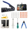 Sweetone Pinza Crimpatrice RJ45, Strumenti Kit di Rete con Tester Cavi di Rete e 20 Connettori RJ45 Passanti Cat7, Strumenti di Riparazione, Kit di Manutenzione Della Rete per Cavo Cat5 Cat6 Cat7