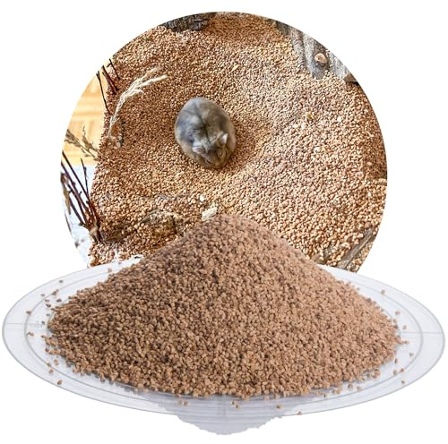 Schicker Mineral Hamsterglück Nussschalenstreu 3,5 kg, staubfreie Einstreu aus Walnussschalen, unbehandeltes Naturprodukt