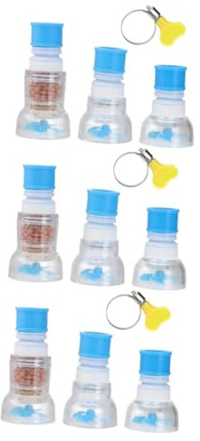 Operitacx 3 Set Depuratore D'acqua Rubinetto Della Cucina Rubinetto Testa Dello Spruzzatore Del Rubinetto Filtro Dell'acqua Estensore Per Spruzzatore Per Lavello 3 Pezzi*3