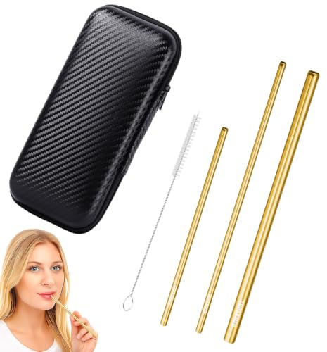 TOPBOMED Singing Straws Vocal Straw for Singers(Golden) | Vocal Trainer for Voice Healing Aid and Vocal Training