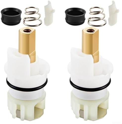 Startbuymore 2er-Pack Vorbau-Montageset mit Gummisitzen und Federn für Badewanne, Dusche, Waschbecken, Wasserhahn, Reparatur und Wartung