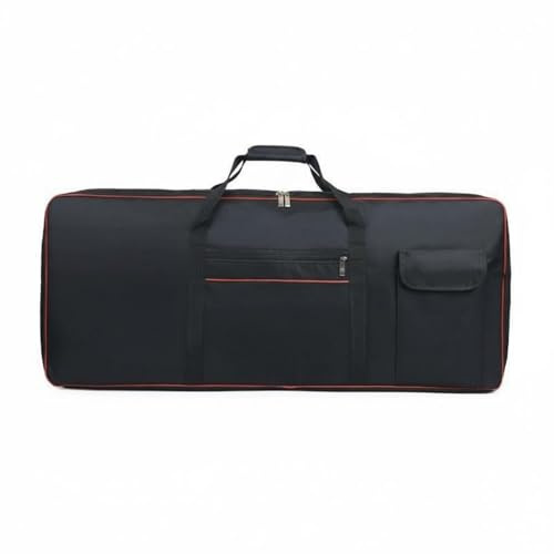 FytStycale E-Piano Tragetasche wasserdicht Keyboard Rucksack 600D Oxford-Gewebe gepolsterte Keyboardhülle für Musiker, Musikschüler, Reisen, Auftritte, Proben, 76 Tasten