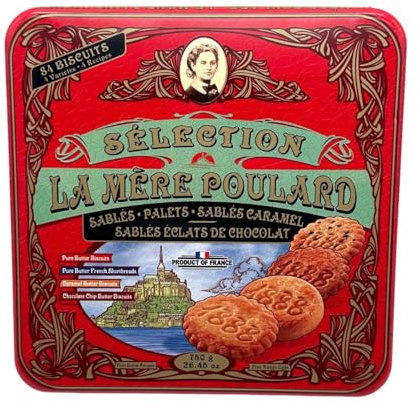 LA MÈRE POULARD, surtido galletas sables y palets, lata de 750g