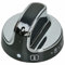Spares2go Temperature Control Knob Main Oven Fits Stoves - New World, Belling (Black/Silver)