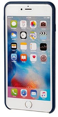 LAMPA p16111 Faux Leather Case for iPhone 6 +/6S +, Dark Blue