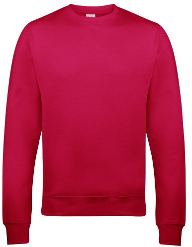 AWDis Men's Sweat Sweatshirt, Red (Cranberry), Small