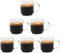 Zenco Living Set di 6 tazzine da caffè in vetro per Nespresso Lungo, doppio espresso Cortado