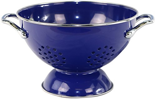 Reston Lloyd 08705 - Scolapasta smaltata a polvere, 1,5 litri, in acciaio, indaco