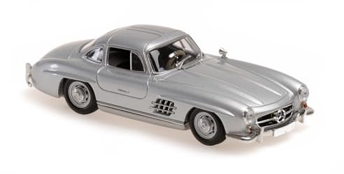 Minichamps 940039000 maxichamps 1: 43 Mercedes-Benz 300 SL – 1955 – Silber