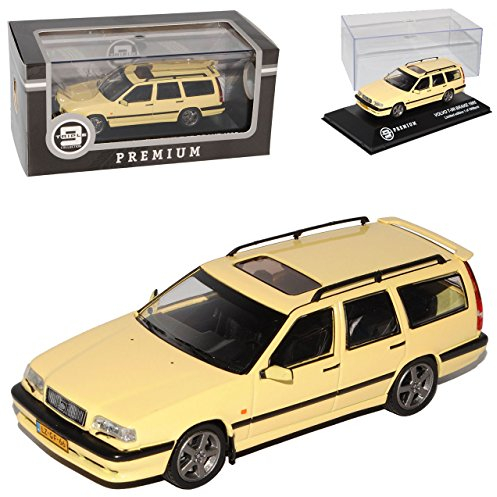 Ixo Volvo 850 T5R Kombi Gelb 1991-1996 limitiert Triple 9 1 von 1008 1/43 Modell Auto mit individiuellem Wunschkennzeichen