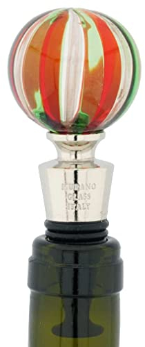 Murano Flaschenverschluss - Rose Swirls