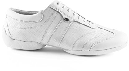 Portdance Herren Sneakers/Dance Sneakers PD Pietro Street - Leder Weiß - Sneaker Sohle [EUR 42]