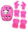 Keenso Kit Completo para Patinar, Montar en Bici, Patín, Casco, Coderas, Muñequeras​ y Rodilleras para Niños(Rosa)