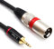 SiYear - Cavo per microfono da mini jack stereo da 3,5 mm a XLR maschio a 3 pin, cavo adattatore per collegamento (1,5 m)