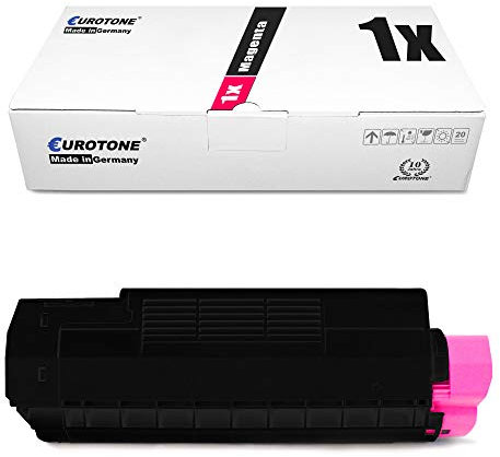 Eurotone Magenta Toner kompatibel für Oki C5250DN C5250N C5450DN C5450N C5510n C5540 MFP ersetzt 42127455 mit ca. 6.000 Seiten