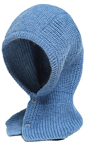 Elegantiskas Balaclava Strickpullover Mütze Winter Warmer Kapuzenschal Beanie Mütze für Damen Herren