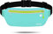 USHAKE Schlanker Laufgürtel, ultraleicht, federfrei, Hüfttasche, Fitness, Workout, Sport, Hüfttasche, für Apple iPhone, Samsung beim Laufen, Fitnessstudio, Marathon, Radfahren, Mint Blau, Fits 25.9 -
