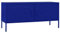 Susany Mobile Porta TV, Stile Industriale, Acciaio, 2 Ante, 105x35x50 cm, Soggiorno, Blu