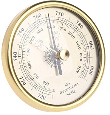 WINSR 72 mm Wandhängendes Barometer 1070 hPa Luftwetterstation