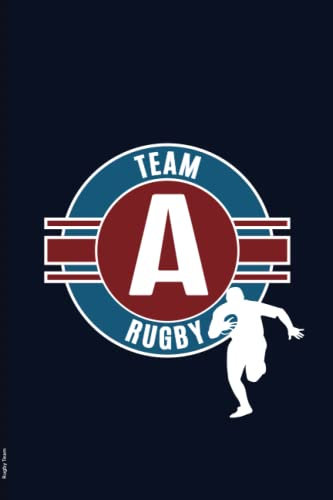 Rugby Team: Praktisches Notizbuch für Rugbyteam ein schönes Geschenk für Rugbymannschaft für Notizen zum Rugbyspiel die kleine Geschenkidee für Rugby Spieler im Teamsport
