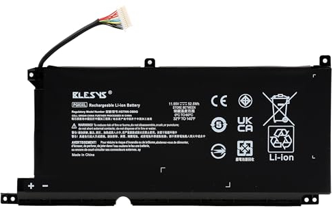 BLESYS Batteria per HP Pavilion Gaming 15-ec0xxx 15-ec1xxx 15-ec1001sl 15-ec1020nl 15-ec0014nl 15-ec0016nl 15-ec0021nl 15-ec0003nl 15-ec PC portatili 11,55V 52,5Wh