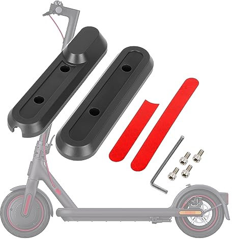 MotuTech Schutzabdeckung, reflektierendes Band, Xiaomi 4 Pro Scooter, Radabdeckung, Hinterrad, Vorderrad, seitlich, Reflektorband mit Schrauben Werkzeug (für Vorderrad)