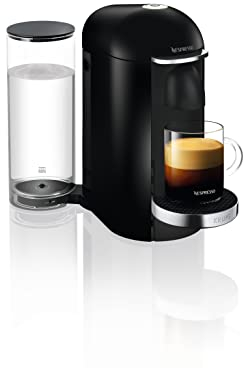ROLTIN Machine à café avec mousseur à Lait Aeroccino par (Vertuo Next Matt Black) (Vertuo Deluxe Black)