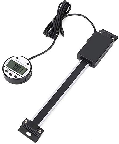 0–1000 Mm Digitale Lineare Skala, Digitale Lineare Skala, Lineal, Digitale Fern-Linearwaage mit Anzeige, Rundes LCD-Display, Externe DRO-Fräsmaschine (Rund 1000 mm)